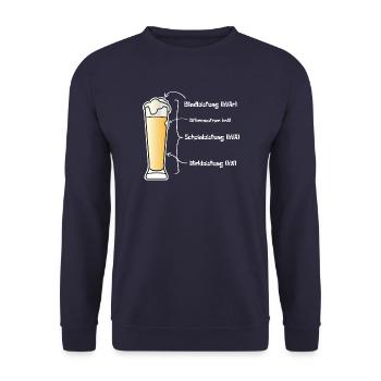 Cosinus phi - Sweat-shirt Unisexe - marine - Devant - Alina (178cm) & Michal (187cm)