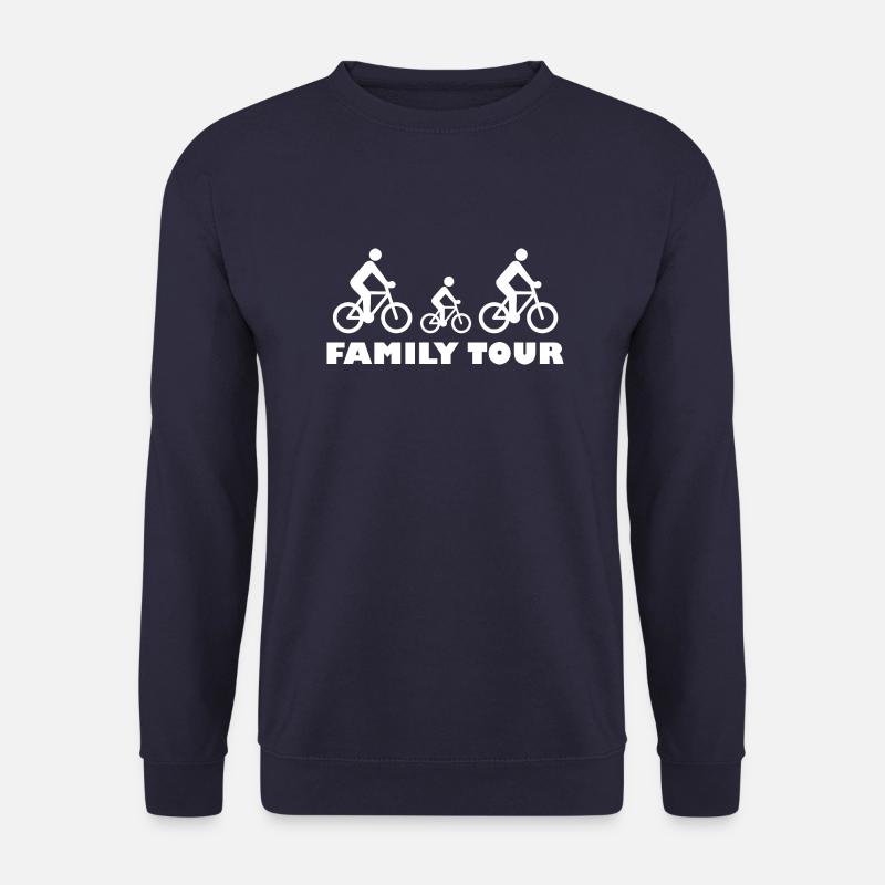 Circuit en famille - Conception de vélos - Sweat-shirt Unisexe - marine