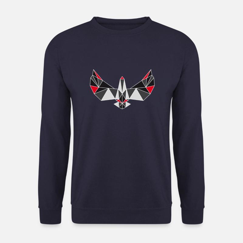NRNF Origami Eagle Stil - Unisex Pullover - Navy