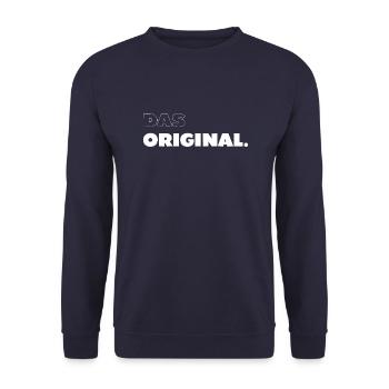 Das Original - Unisex Pullover - Navy - Vorne - Alina (178cm) & Michal (187cm)