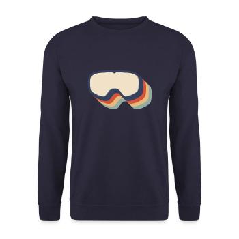 Ski - Unisex Pullover - Navy - Vorne - Alina (178cm) & Michal (187cm)