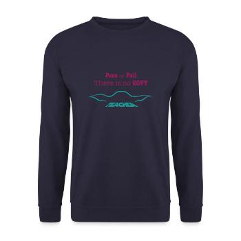 Force Teacher - Unisex Sweatshirt - navy - Front - Alina (178cm) & Michal (187cm)