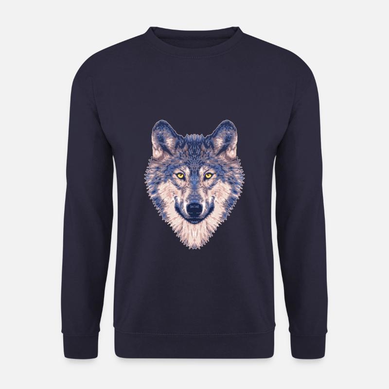 wolf - Unisex Sweatshirt - navy