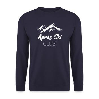 Club d’après-ski - Sweat-shirt Unisexe - marine - Devant - Alina (178cm) & Michal (187cm)