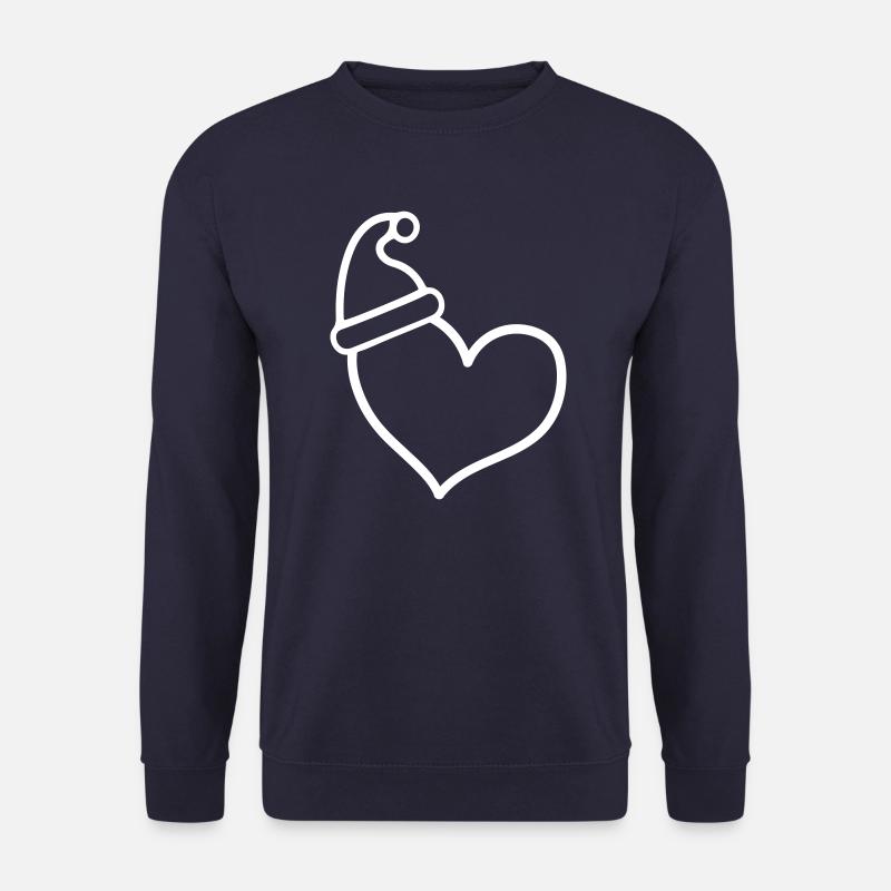Herz Symbol Weihnachten - Unisex Pullover - Navy