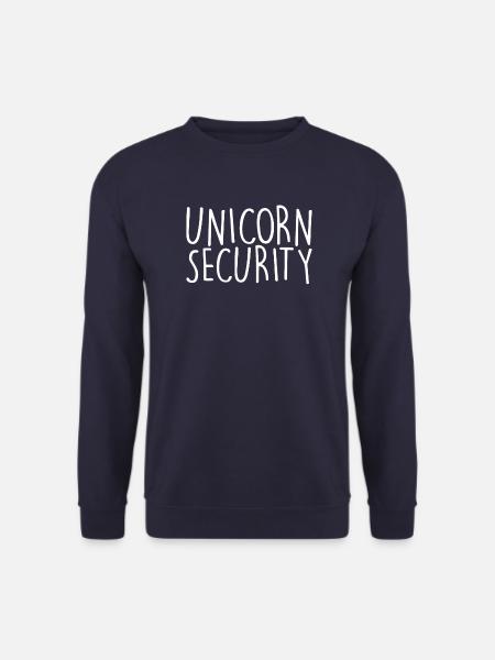 Einhorn Sicherheit - Unisex Pullover - Navy