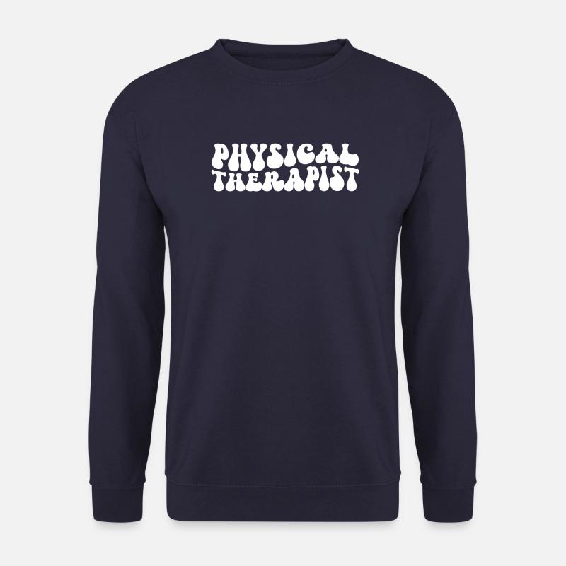 Physiotherapeut Geschenk Rücken Gesundheit - Unisex Pullover - Navy