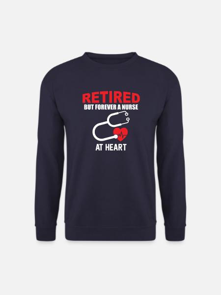 Krankenschwester im Ruhestand Rente Oma - Unisex Pullover - Navy