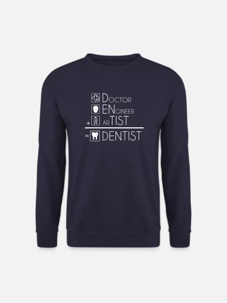 Zahnarzthelferin Zahnarzt Zahn - Unisex Pullover - Navy