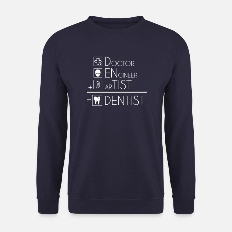 Assistant dentaire Dentiste Dent - Sweat-shirt Unisexe - marine