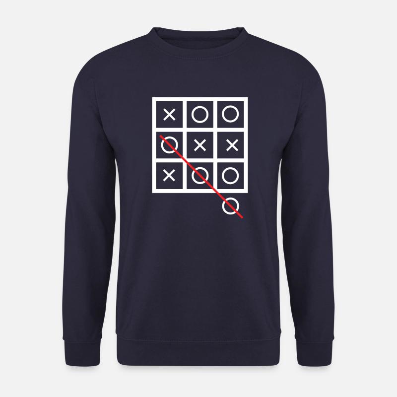 Tic tac toe - Unisex Pullover - Navy
