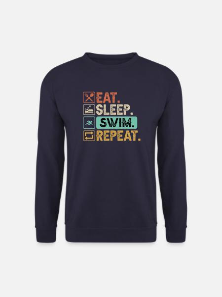 Schwimmerin Schwimmbad Schwimm Sport Schwimmen - Unisex Pullover - Navy