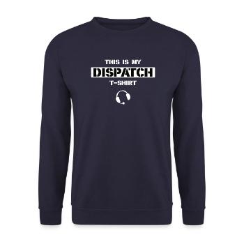 Bester Disponent Spruch Geschenk Beruf Logistik - Unisex Pullover - Navy - Vorne - Alina (178cm) & Michal (187cm)