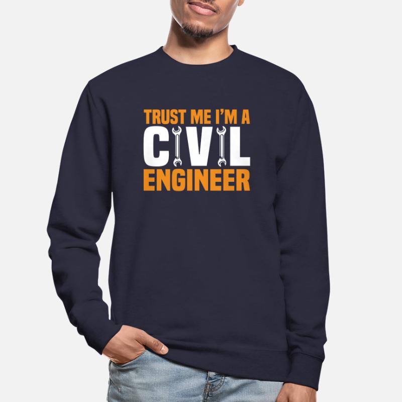 Civil Engineer Bridge Construction Statics Structural Engineer Unisex Sweatshirt
