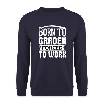 Gärtner Obstgarten Hobbygärtner Geschenk Garten - Unisex Pullover - Navy - Vorne - Alina (178cm) & Michal (187cm)