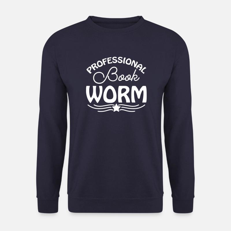 Read books Bookworm - Unisex Sweatshirt - navy