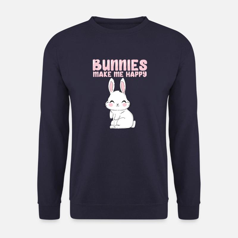 Hasen Haustier Liebe - Unisex Pullover - Navy
