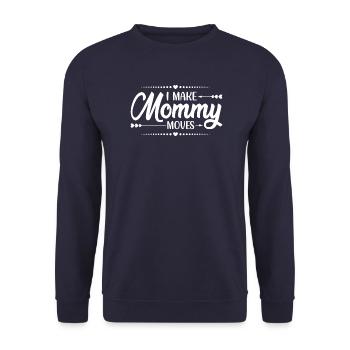 Beste Mama Überhaupt Muttertag Mutter Geschenk - Unisex Pullover - Navy - Vorne - Alina (178cm) & Michal (187cm)