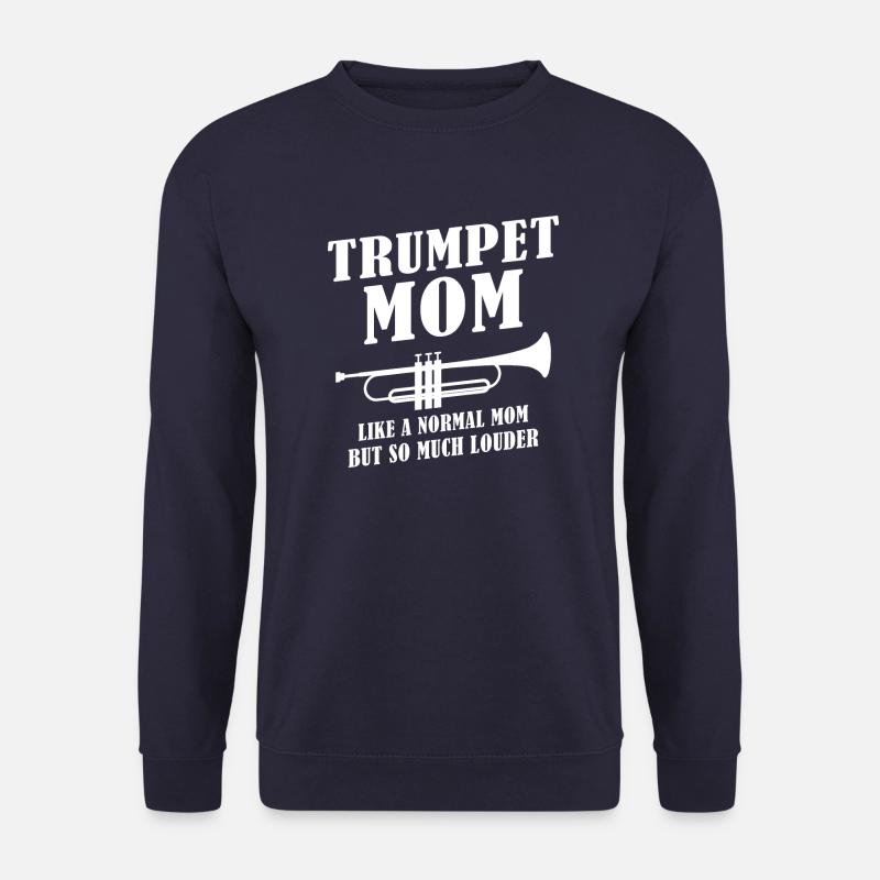 Trompetenspielende Mutter Trompeten Mama - Unisex Pullover - Navy