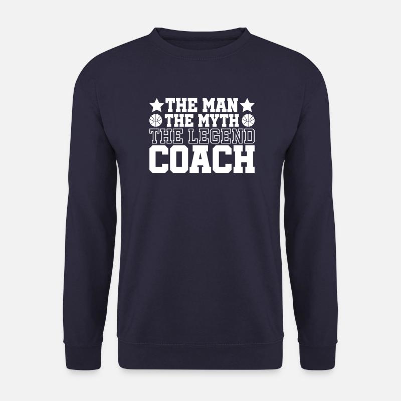 Basketballtrainer Basketball Trainer Coach - Unisex Pullover - Navy