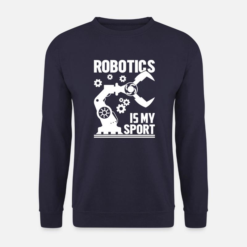 Robot Programmer Automation Technician - Unisex Sweatshirt - navy