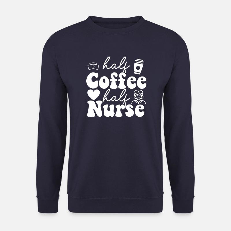 Krankenschwester Kaffee Lebensretterin Pflegerin - Unisex Pullover - Navy
