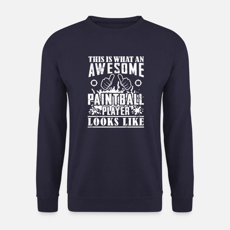 Paintball Geschenk Paintballer Paintballspieler - Unisex Pullover - Navy
