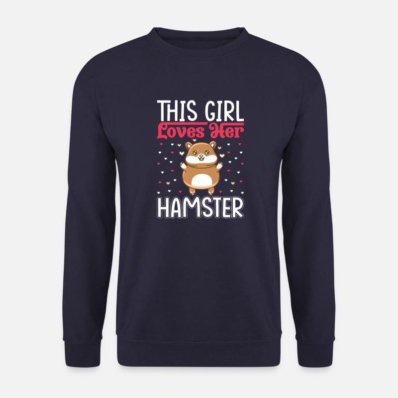 Hamster Lover Hamster Gift - Unisex Sweatshirt - navy