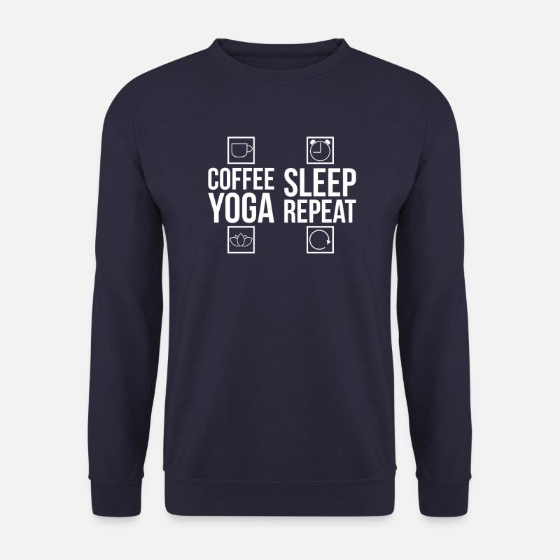 Yoga Kaffee - Unisex Pullover - Navy