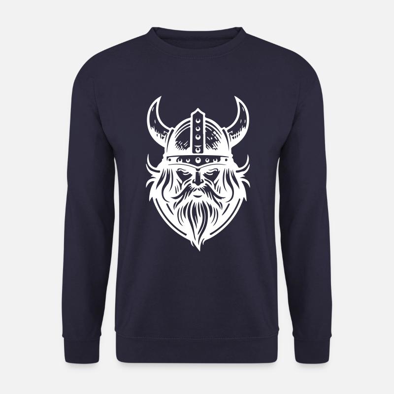 Viking Helmet Warrior Valhalla - Unisex Sweatshirt - navy