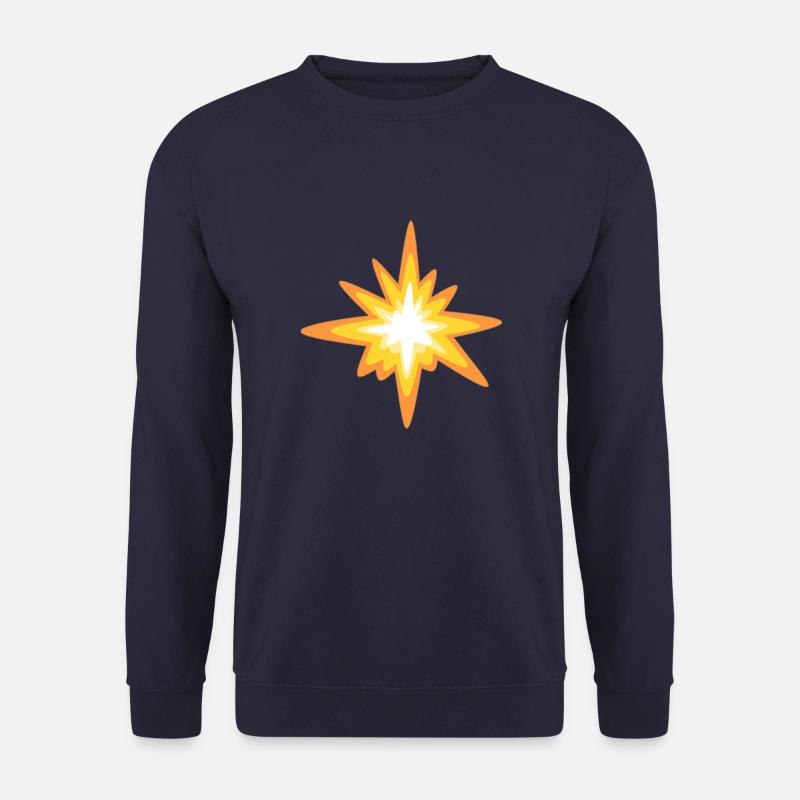 Star Comet Light Center - Unisex Sweatshirt - navy