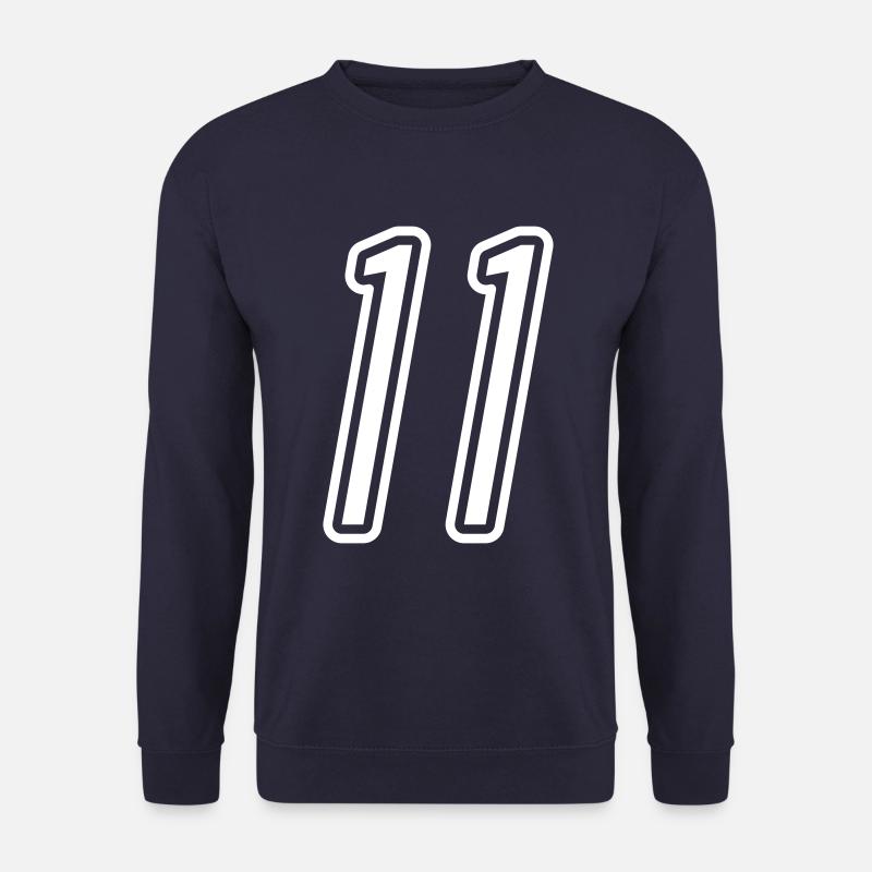 11 Zahl nummer - Unisex Pullover - Navy