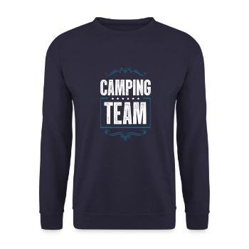 Équipe de camping - Sweat-shirt Unisexe - marine - Devant - Alina (178cm) & Michal (187cm)