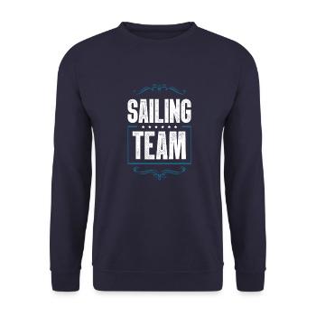Equipe de voile - Sweat-shirt Unisexe - marine - Devant - Alina (178cm) & Michal (187cm)
