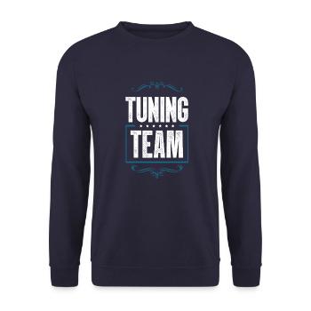 Équipe de réglage - Sweat-shirt Unisexe - marine - Devant - Alina (178cm) & Michal (187cm)