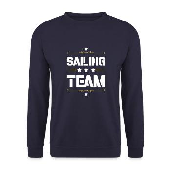 Equipe de voile - Sweat-shirt Unisexe - marine - Devant - Alina (178cm) & Michal (187cm)