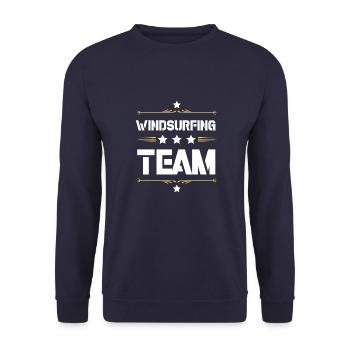 Équipe de planche à voile - Sweat-shirt Unisexe - marine - Devant - Alina (178cm) & Michal (187cm)
