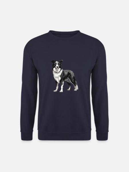Border Collie Chien - Sweat-shirt Unisexe - marine