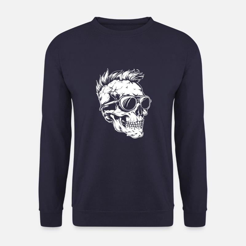 Punk Skull - Unisex Sweatshirt - navy