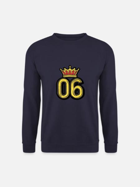 6 Zahl Krone - Unisex Pullover - Navy