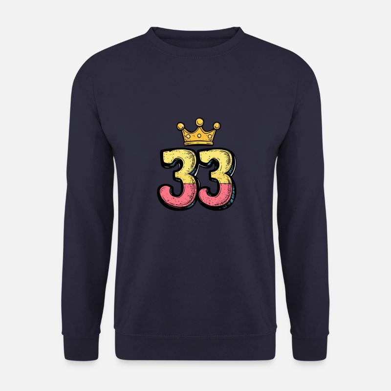 33 Number Krone - Unisex Sweatshirt - navy