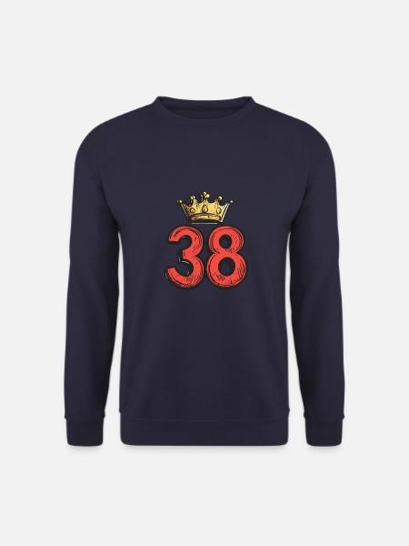 38 Number Krone - Unisex Sweatshirt - navy