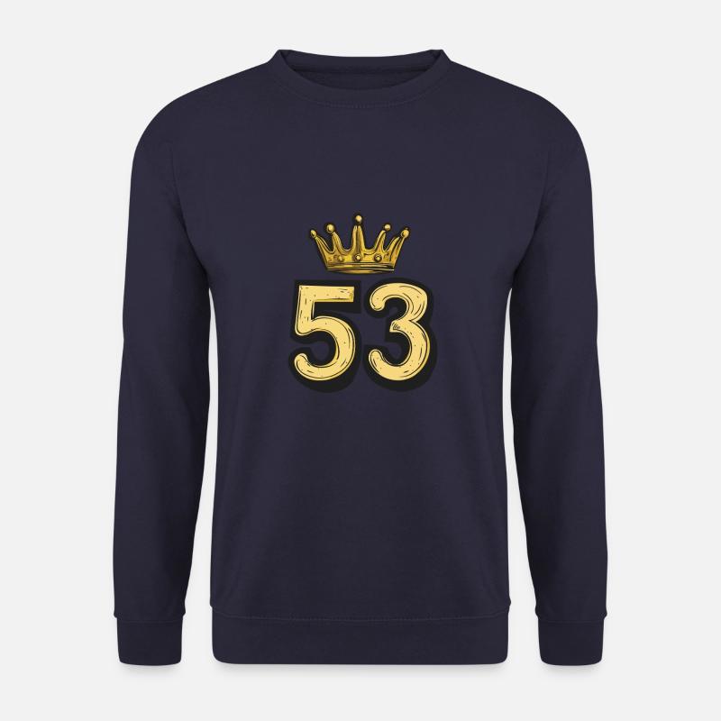 53 Number Crown - Unisex Sweatshirt - navy