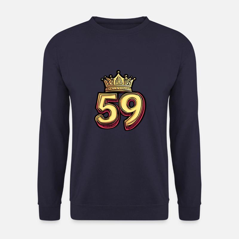 59 Zahl Krone - Unisex Pullover - Navy