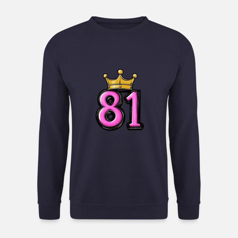 81 Number Krone - Unisex Sweatshirt - navy