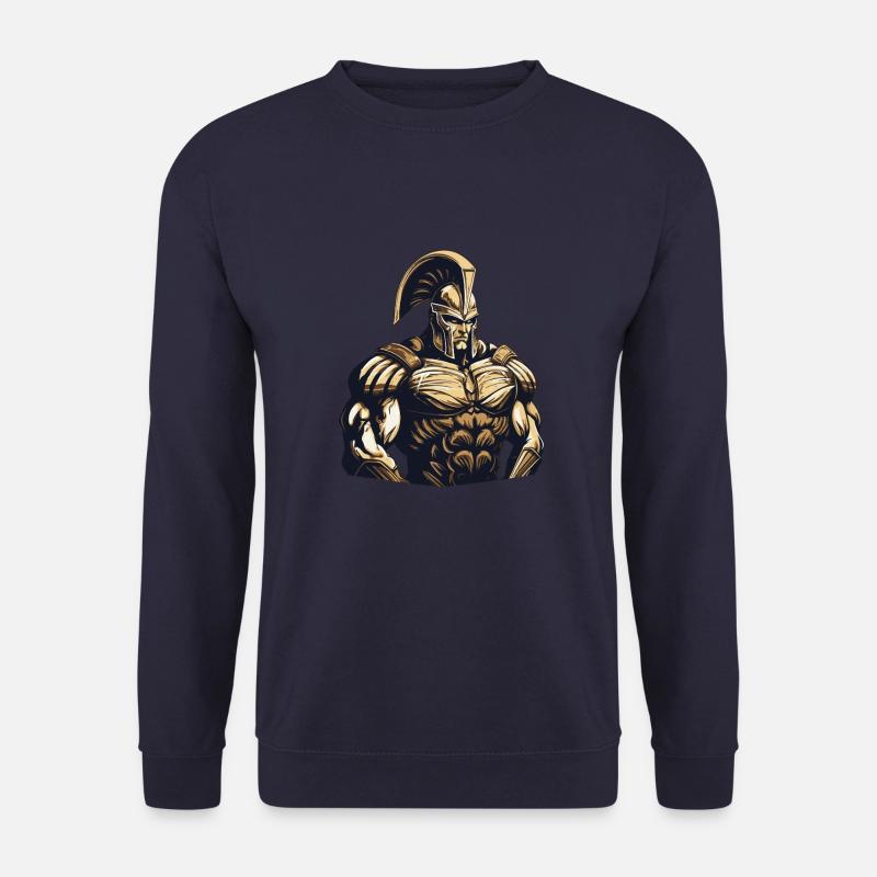 Spartaner Gladiator Muskeln - Unisex Pullover - Navy
