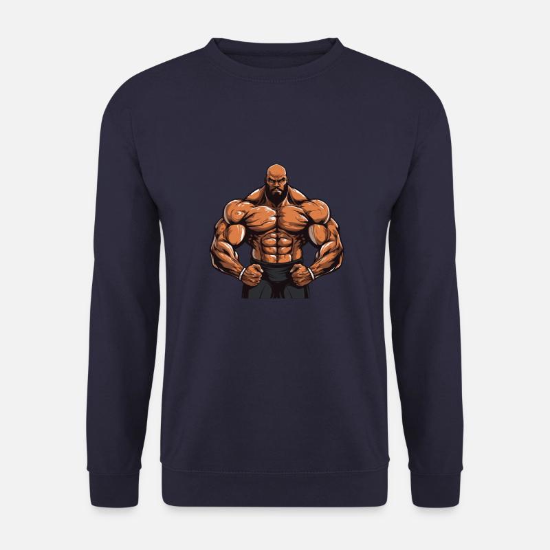 Workout Bodybuilder - Unisex Pullover - Navy