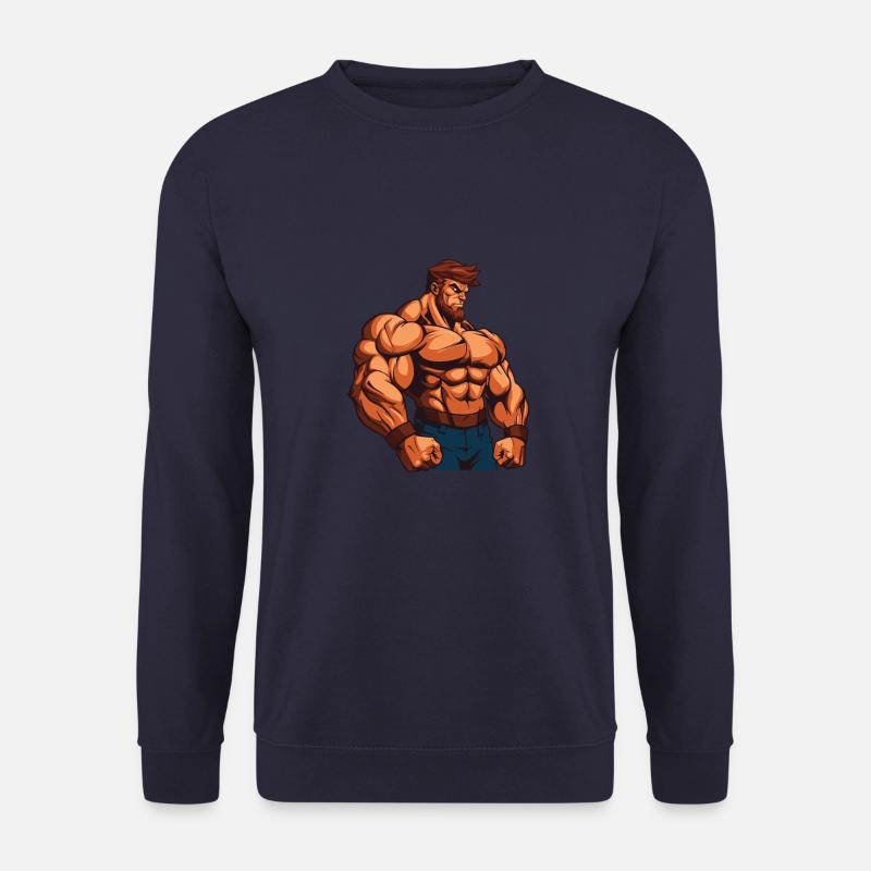 Bodybuilder Gym - Unisex Pullover - Navy