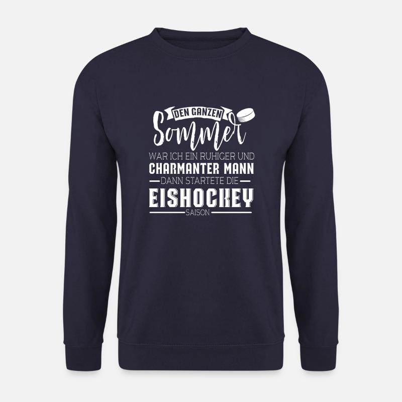 Sommersaison Eishockey Shirt - Unisex Pullover - Navy