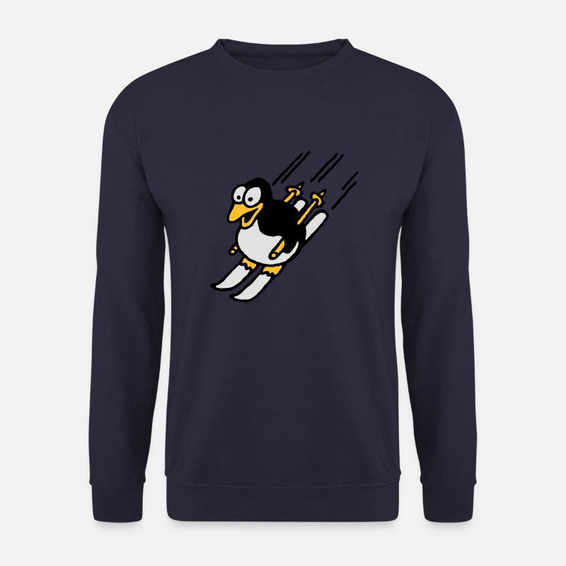 pinguin_ski_022011_a_3c - Unisex Sweatshirt - navy